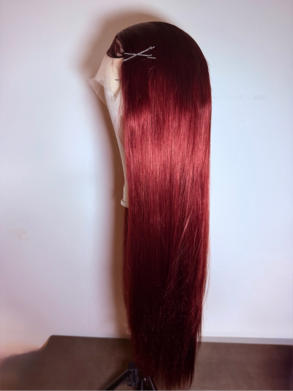 Custom 30” High Fiber blend Lace Front Wig – Ready to Wear